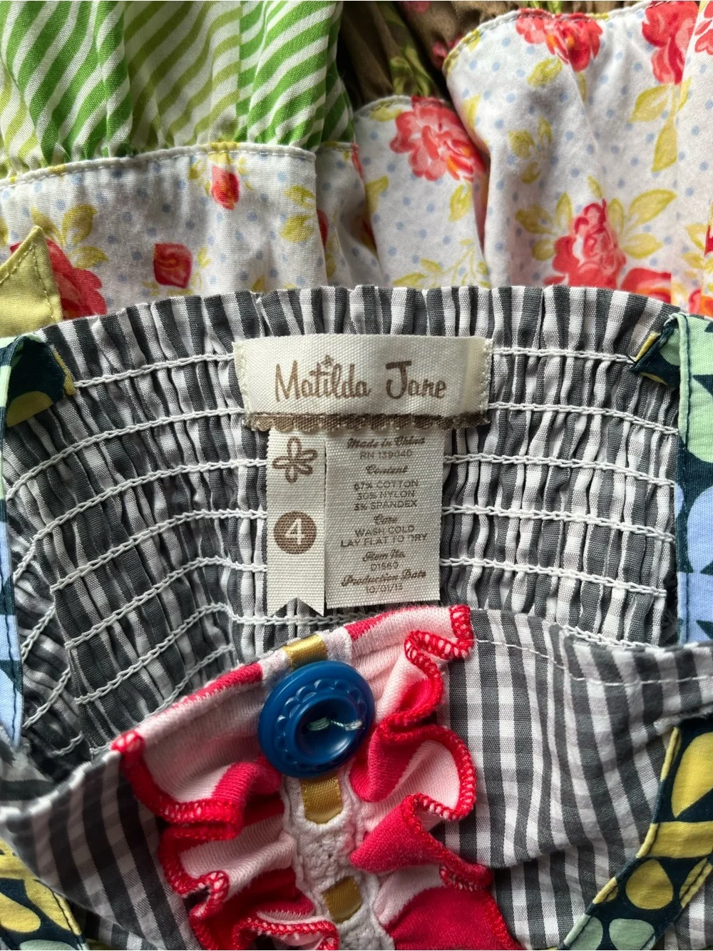 Matilda Jane Raffle Ticket Ellie Tiered Girls Dress